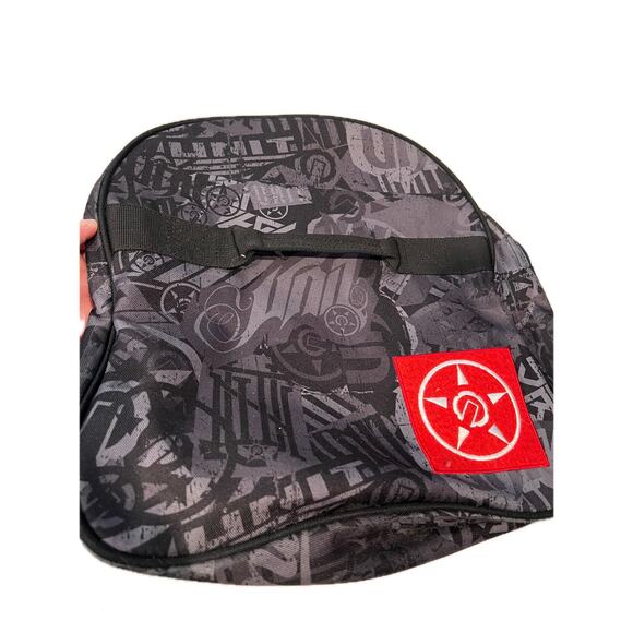 UNIT Heavy Duty Duffel Bag 22"x12"x10" Gray Black Red - Picture 6 of 7